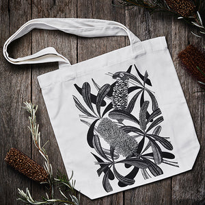 Tote bag and Banksia notebook set
