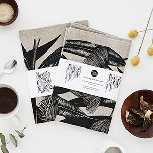 Botanical Art Tea Towel Gift Set