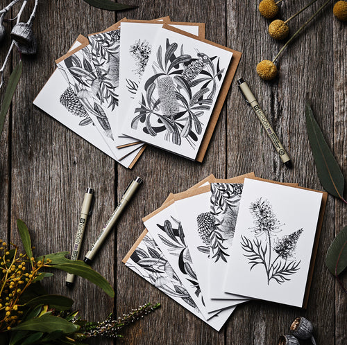Greeting Card Collections Pen and Ink