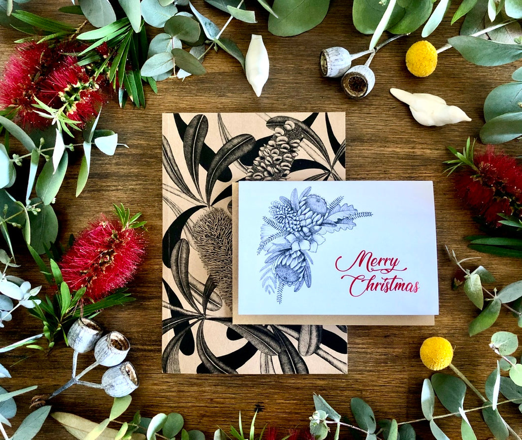 Christmas Card and Notebook Set